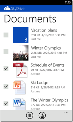 SkyDrive Windows Phone 2.2 (2)