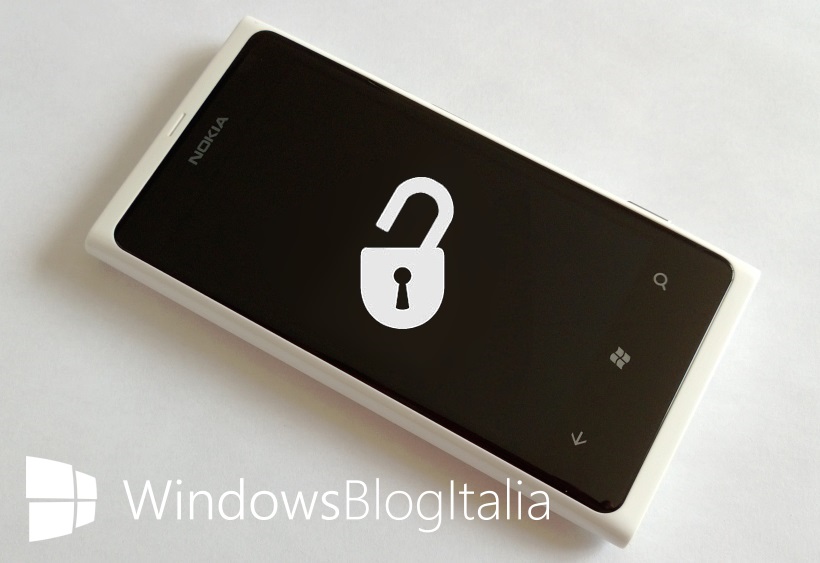 unlock sblocco jailbreak windows phone 8 nokia lumia