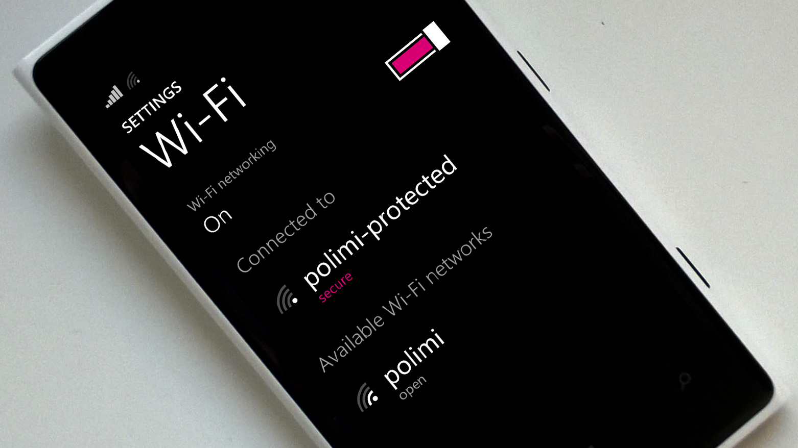 polimi-protected Windows Phone