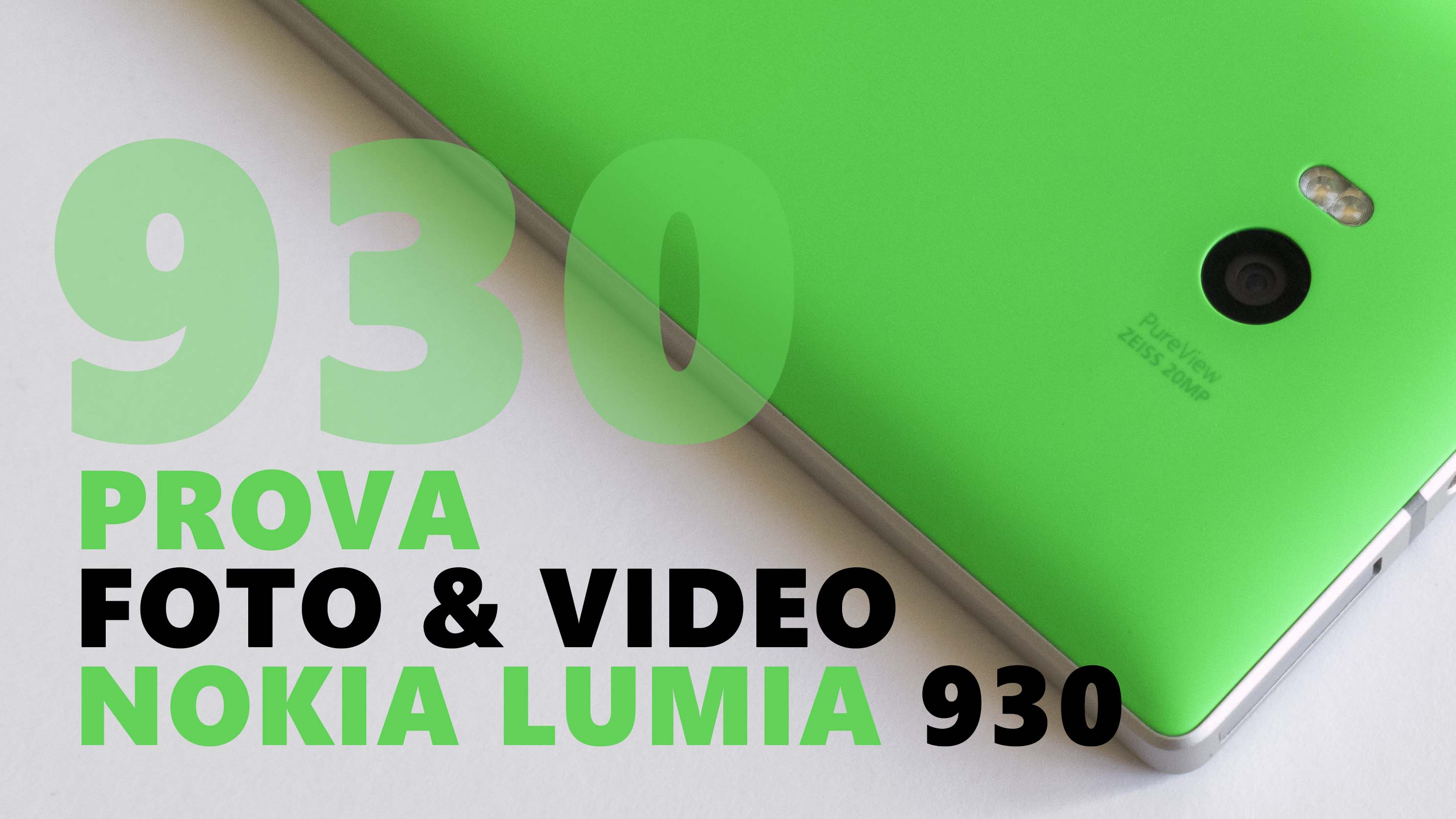 Foto e Video Lumia 930 Big