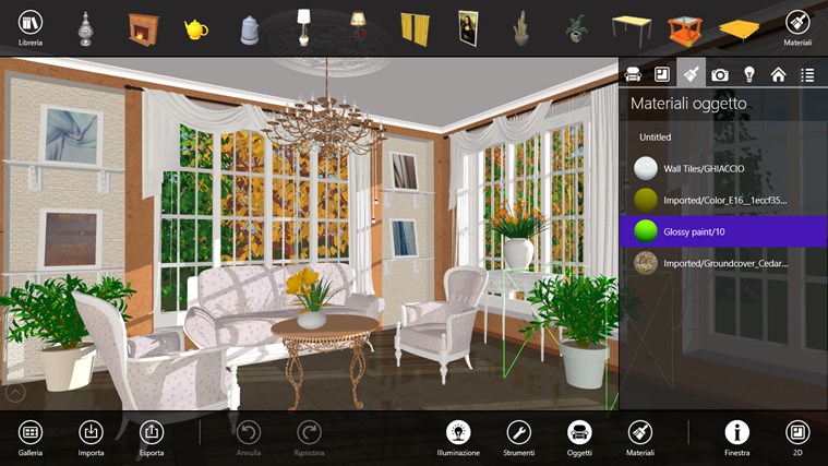 Live Interior 3D Windows 8 app designer 3ds materials forniture design (1)