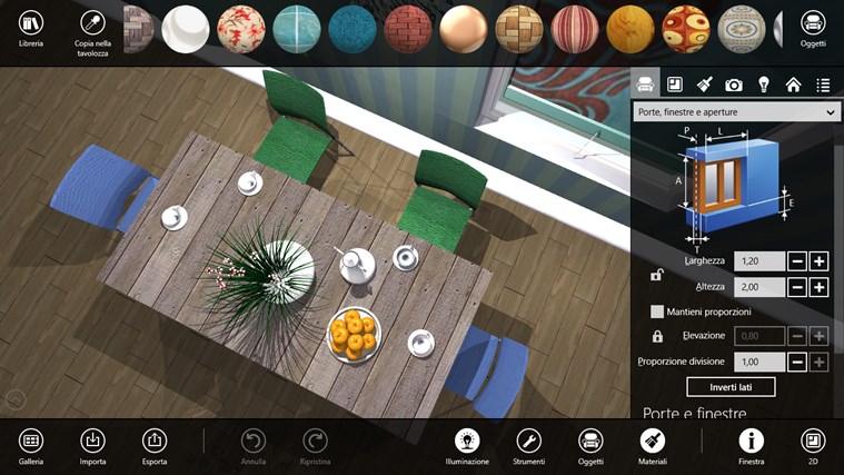 Live Interior 3D Windows 8 app designer 3ds materials forniture design (5)