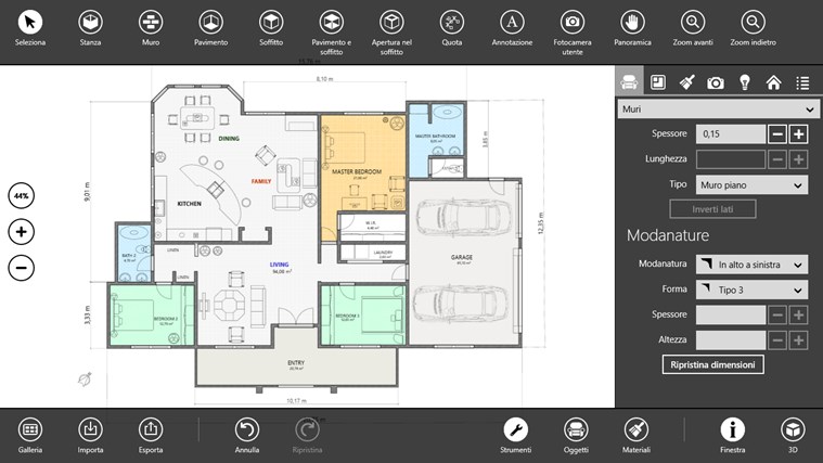 Live Interior 3D Windows 8 app designer 3ds materials forniture design (7)