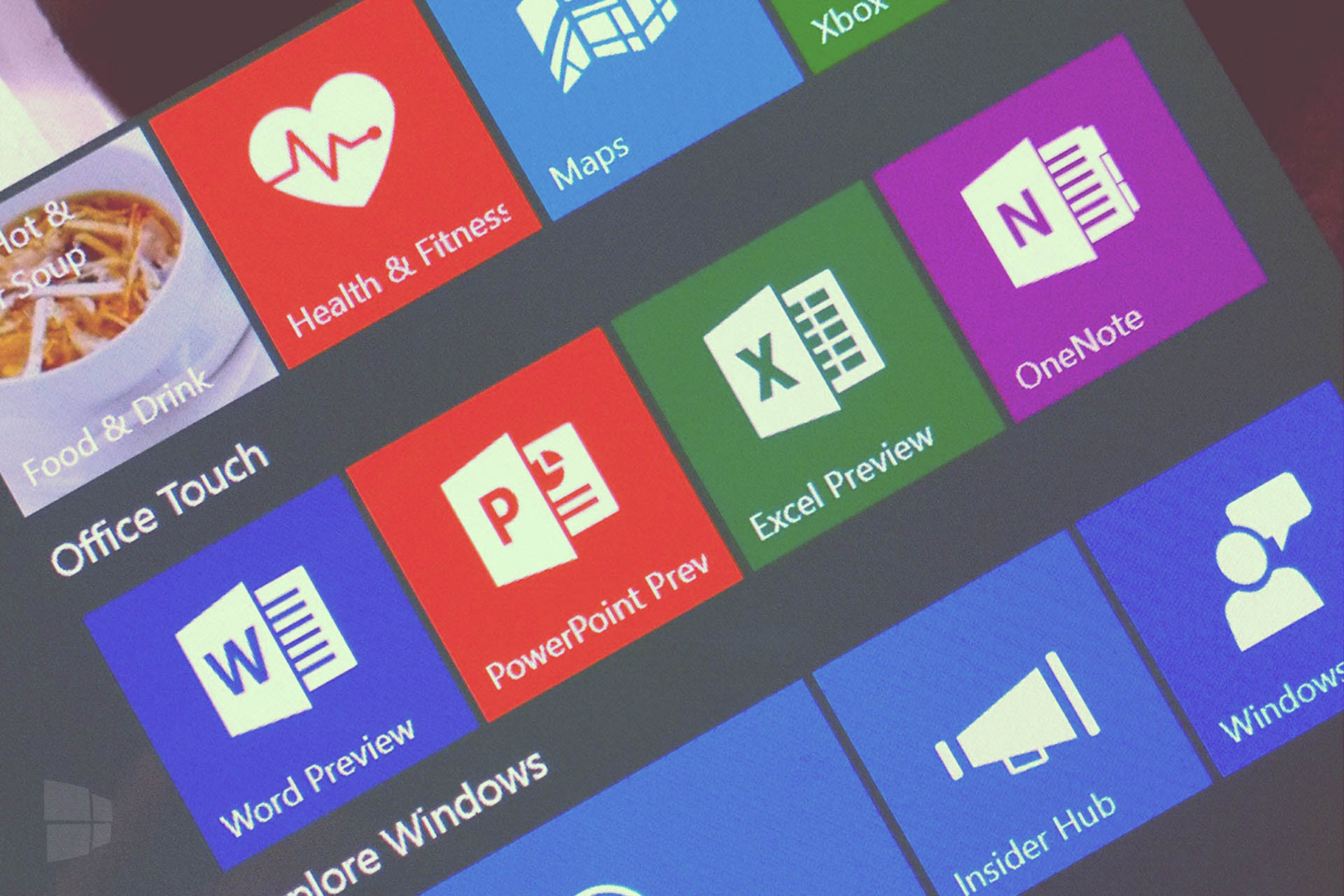 Office Touch app Windows 10