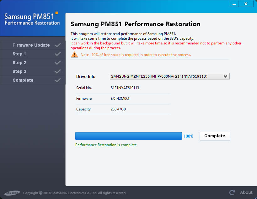 Samsung PM851 Performance Restoration (4)