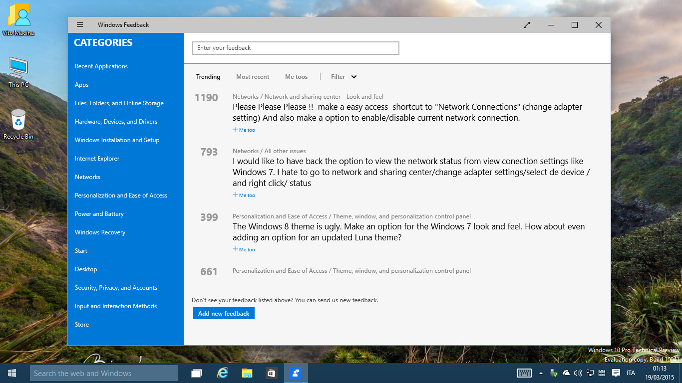 Windows 10_10041_Feedback
