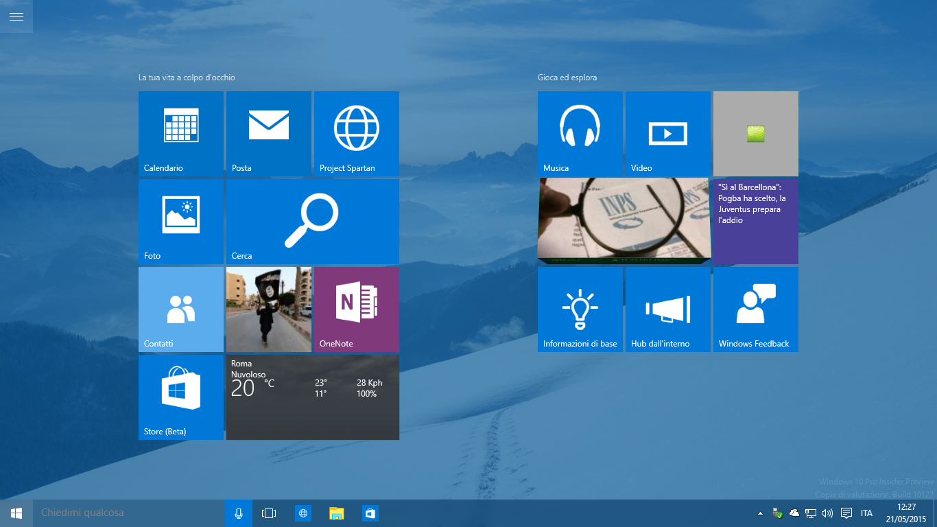 Windows 10 Build 10122 (123)