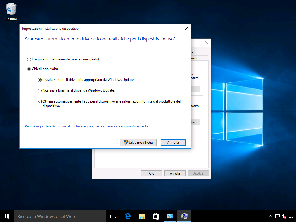 disattivare aggiornamenti automatici Windows 10