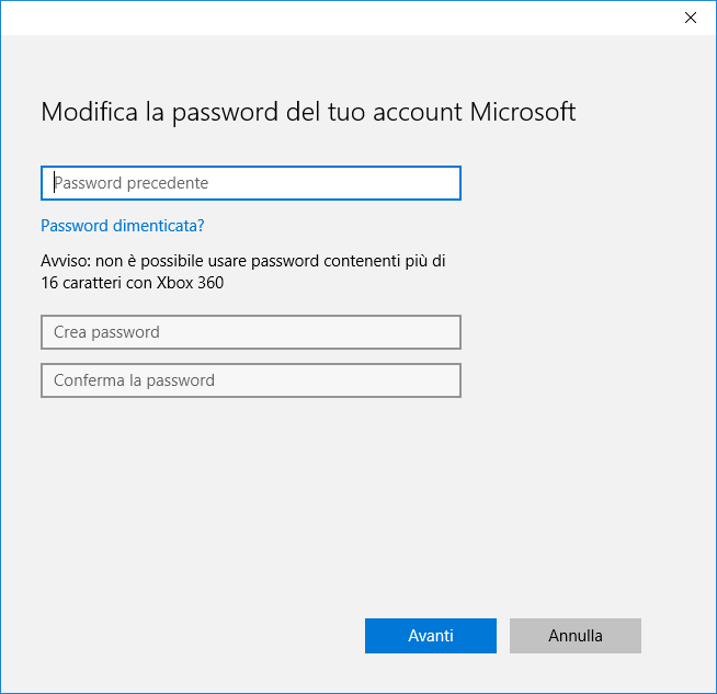 Password Windows 10 - 1