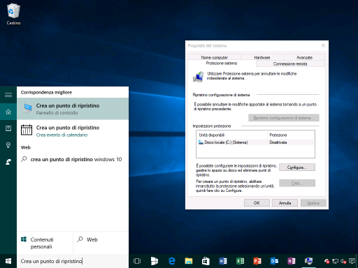 Ripristino Configurazione Sistema Su Windows 10