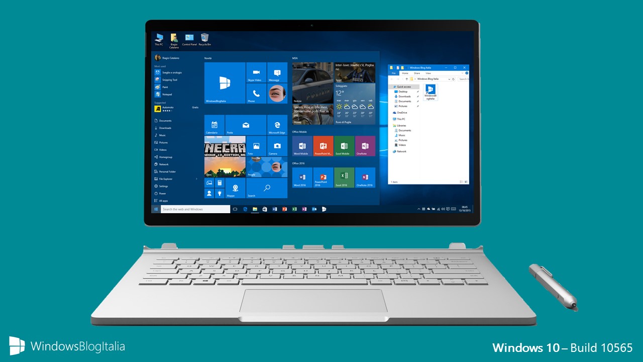 Windows 10 - Build 10565
