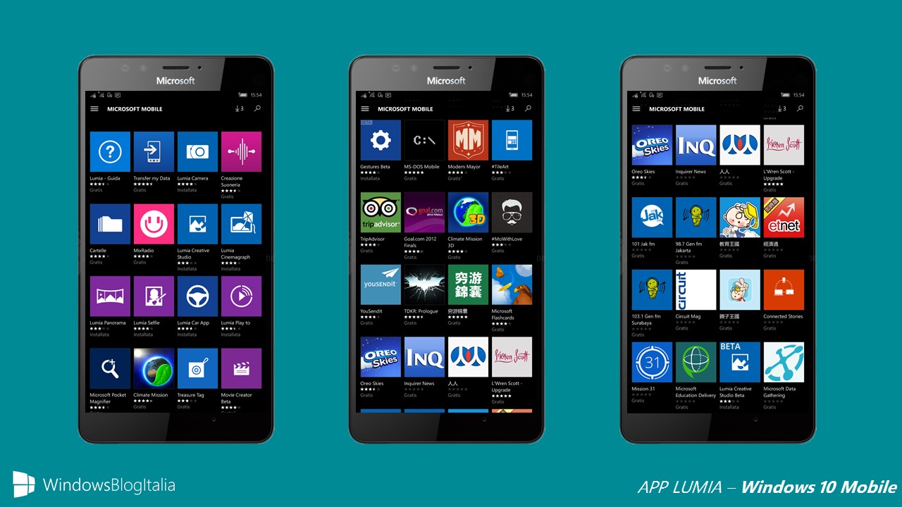 APP LUMIA W10M