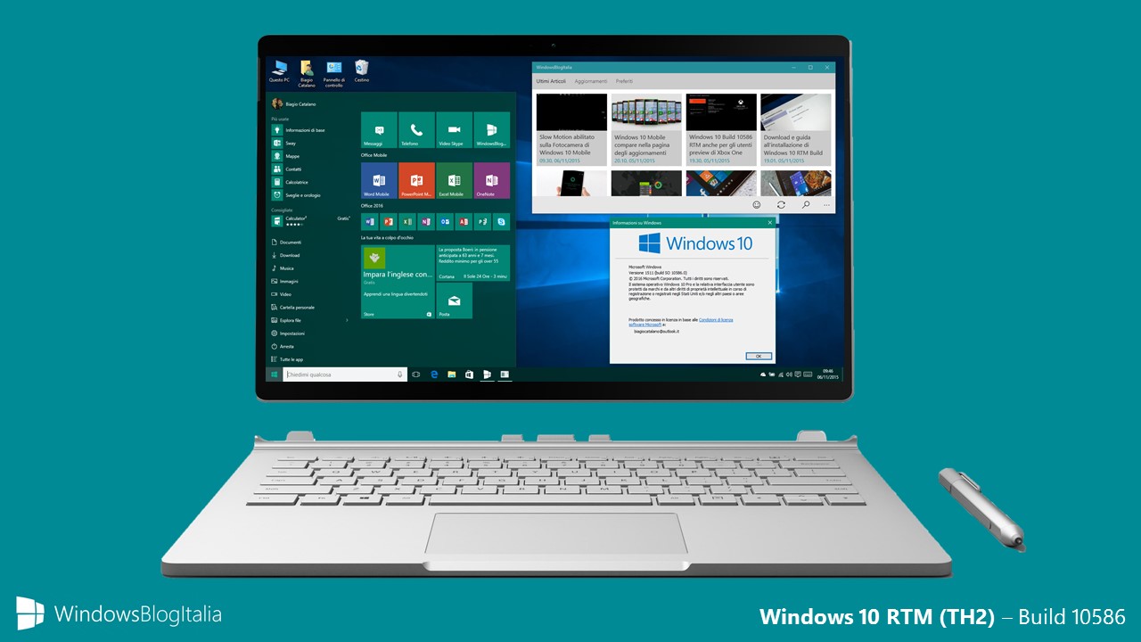 Windows 10 RTM TH2 - 10586