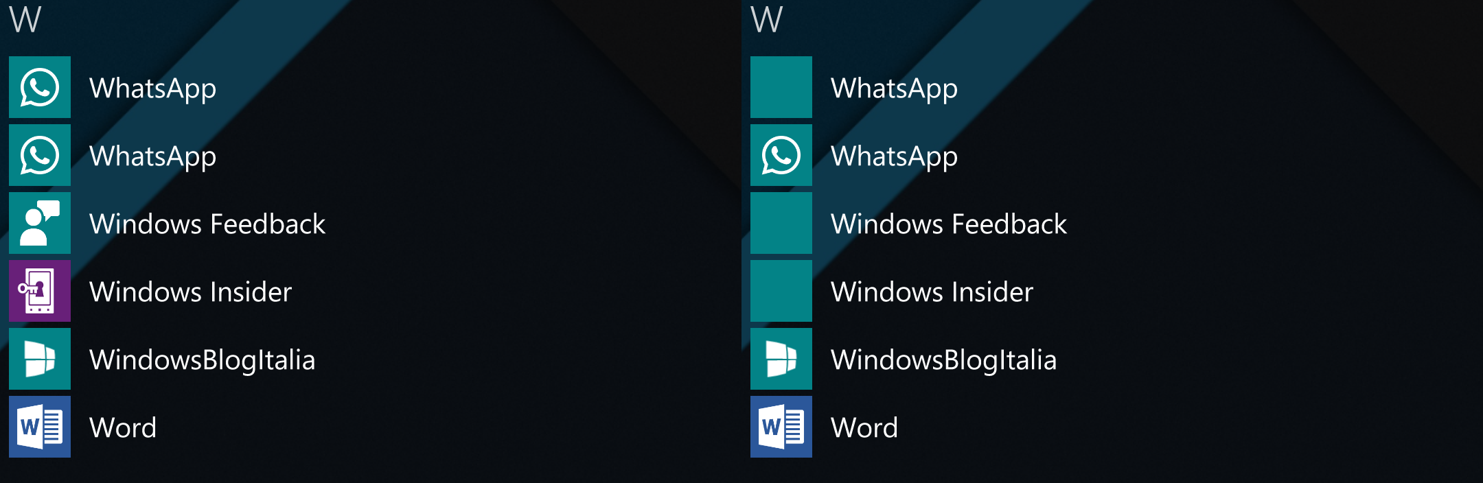 Come ripristinare le icone in Windows 10 Mobile