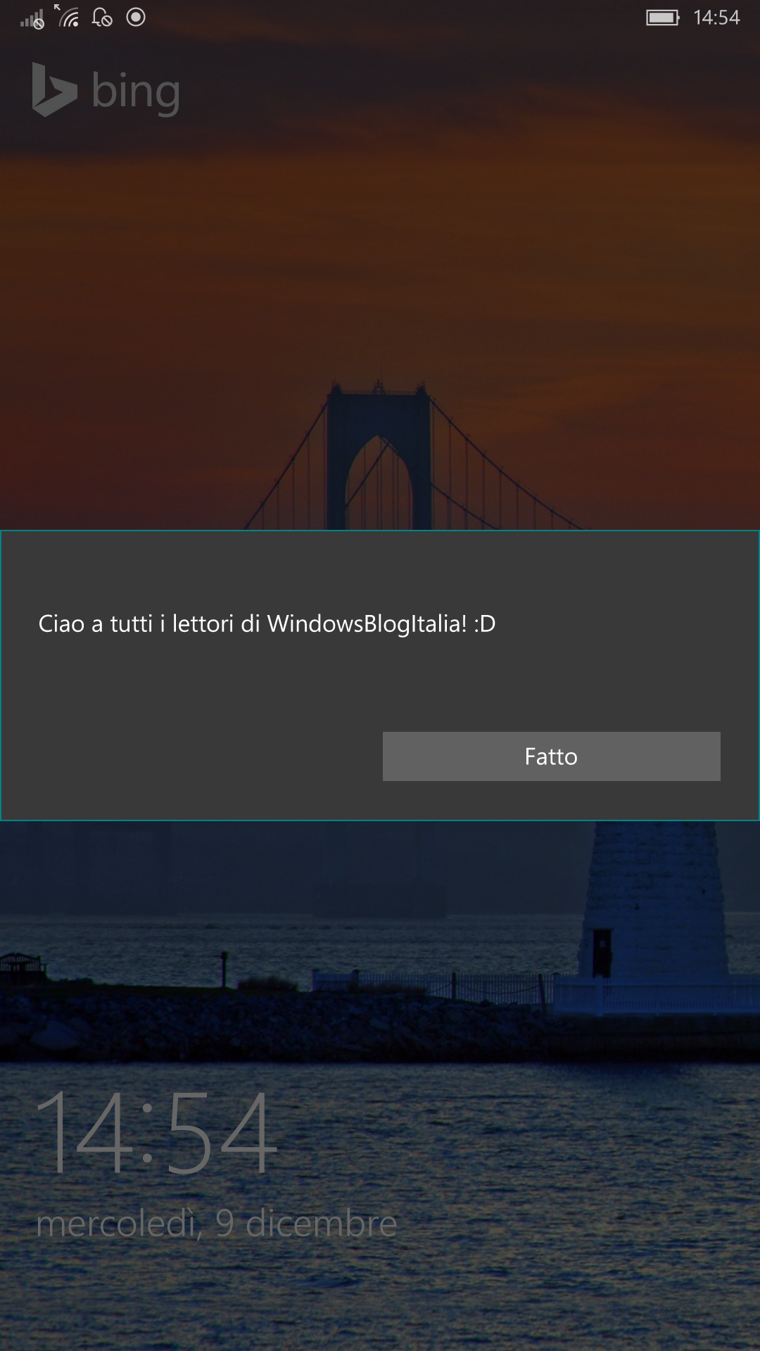 Dispositivo bloccato - Windows 10 Mobile