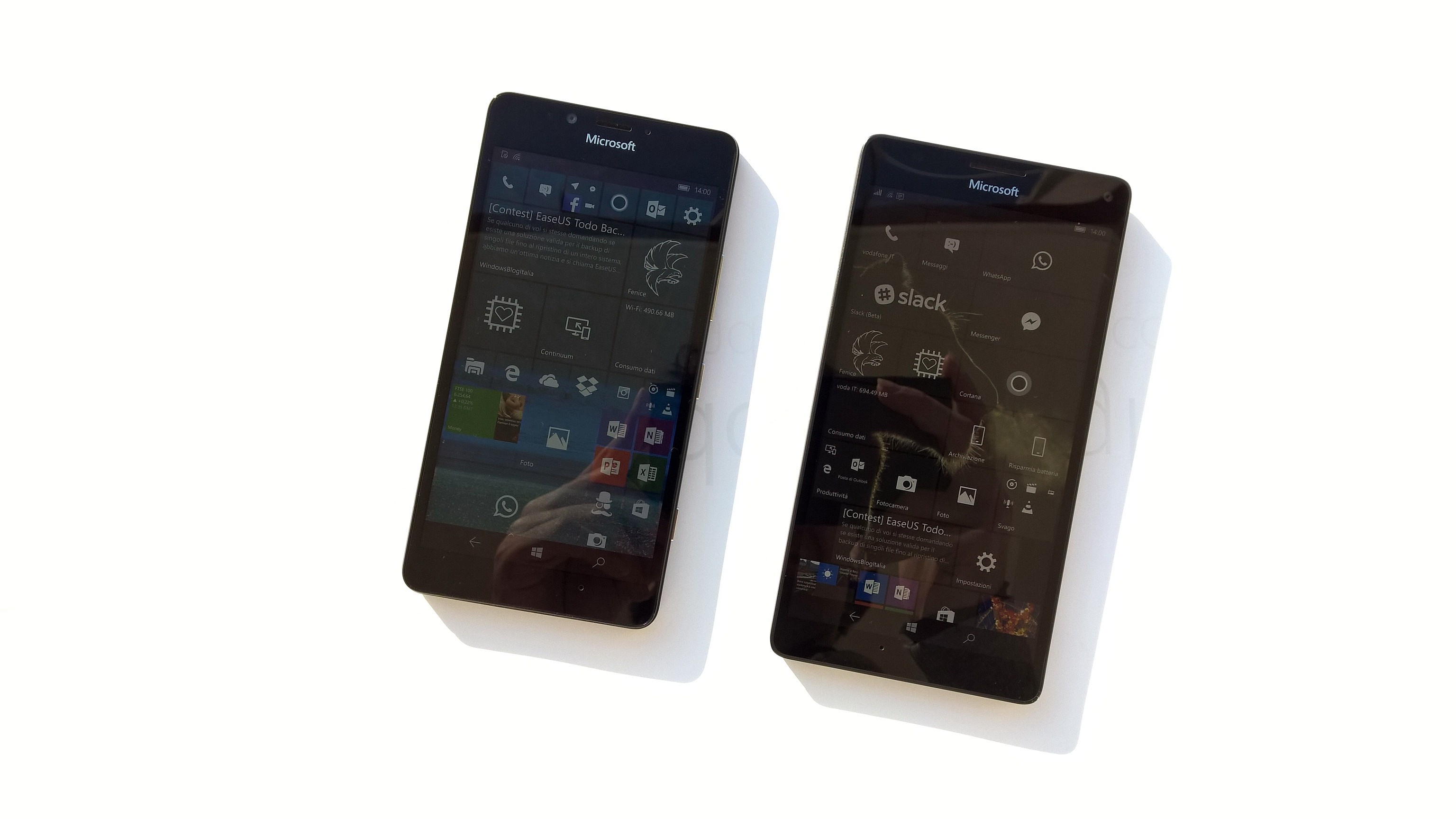 Lumia 950, 950XL - Display