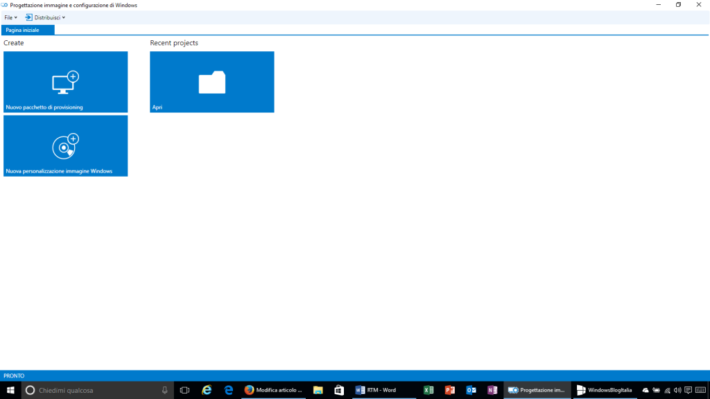 Progettazione immagine e configurazione di Windows - 1