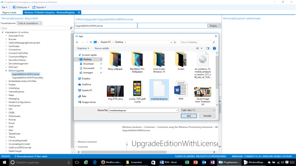Progettazione immagine e configurazione di Windows - 6