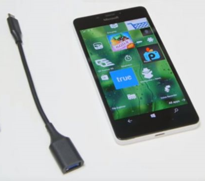 lumia 950 usb otg