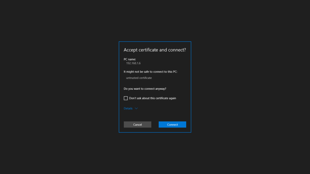 Microsoft Remote Desktop Preview 4