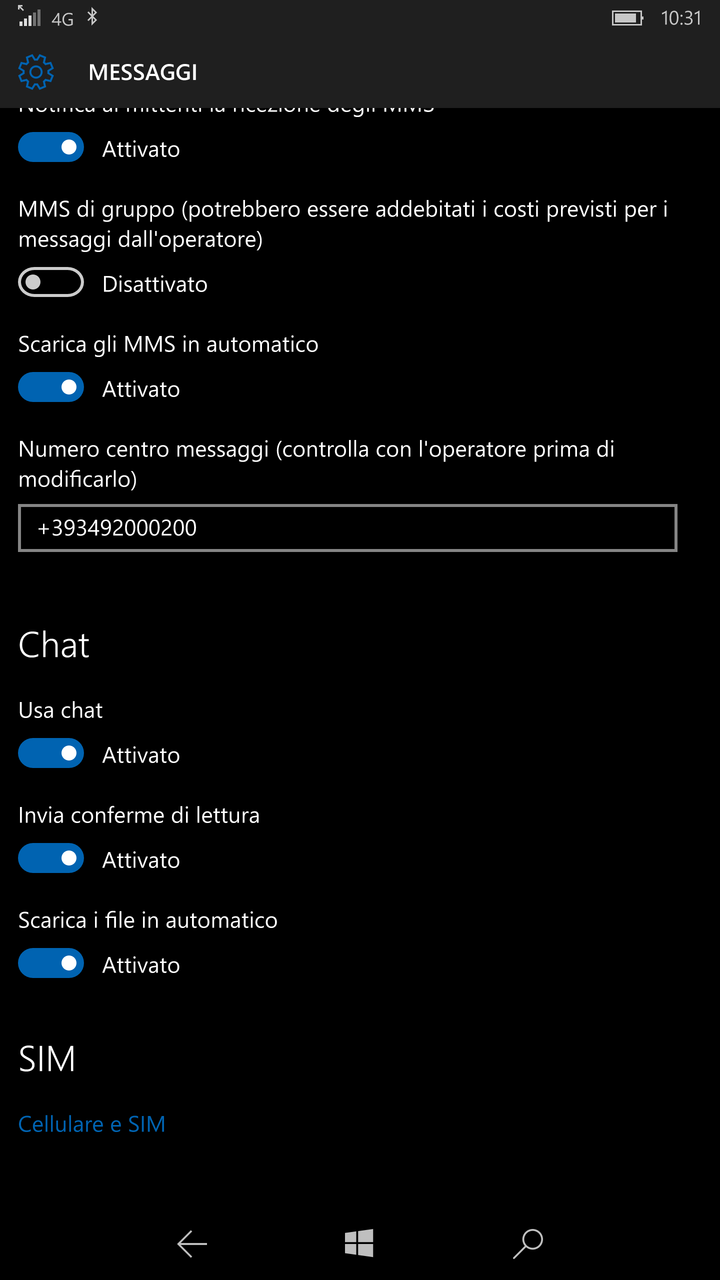 Windows 10 Mobile ora mostra se un SMS e stato consegnato e letto