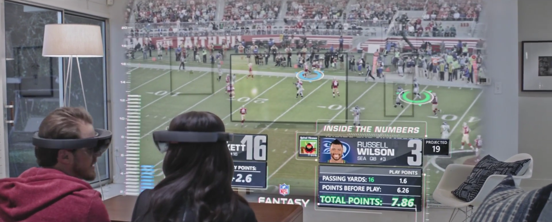 Super Bowl HoloLens