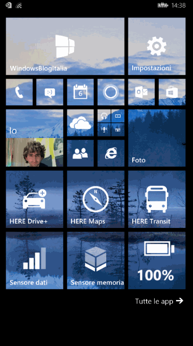 rimuovere app 2 - Windows Phone