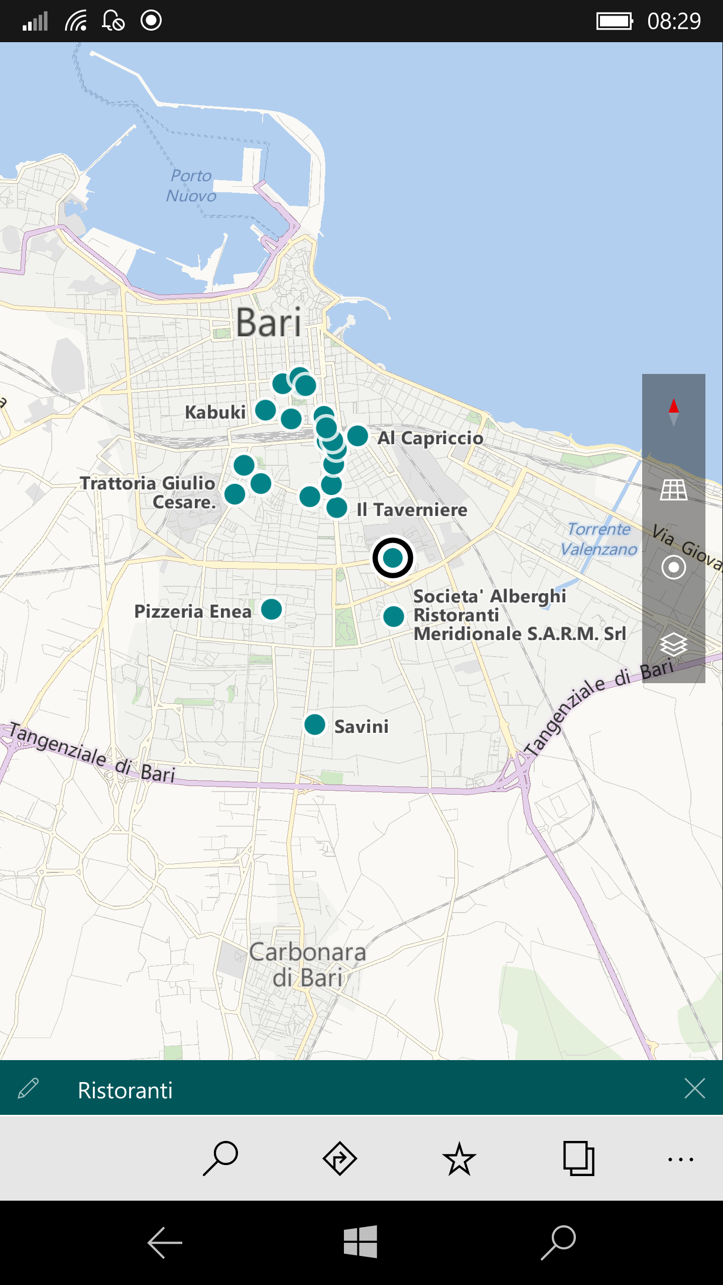 Mappe - Cercare piu mete o luoghi di interesse