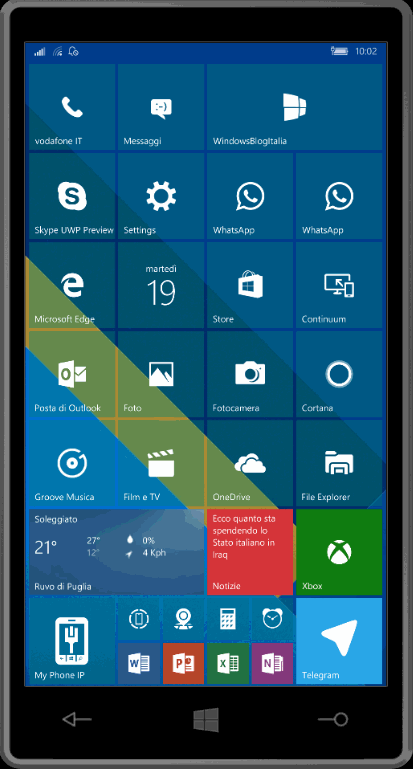Fix app in sospeso Windows 10 Mobile Redstone
