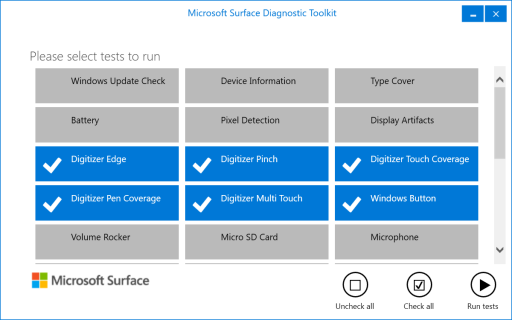 Surface Diagnostic Toolkit 2