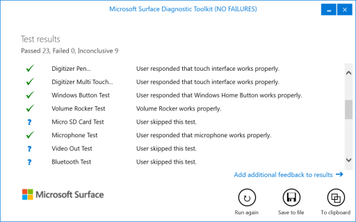 Surface Diagnostic Toolkit 3