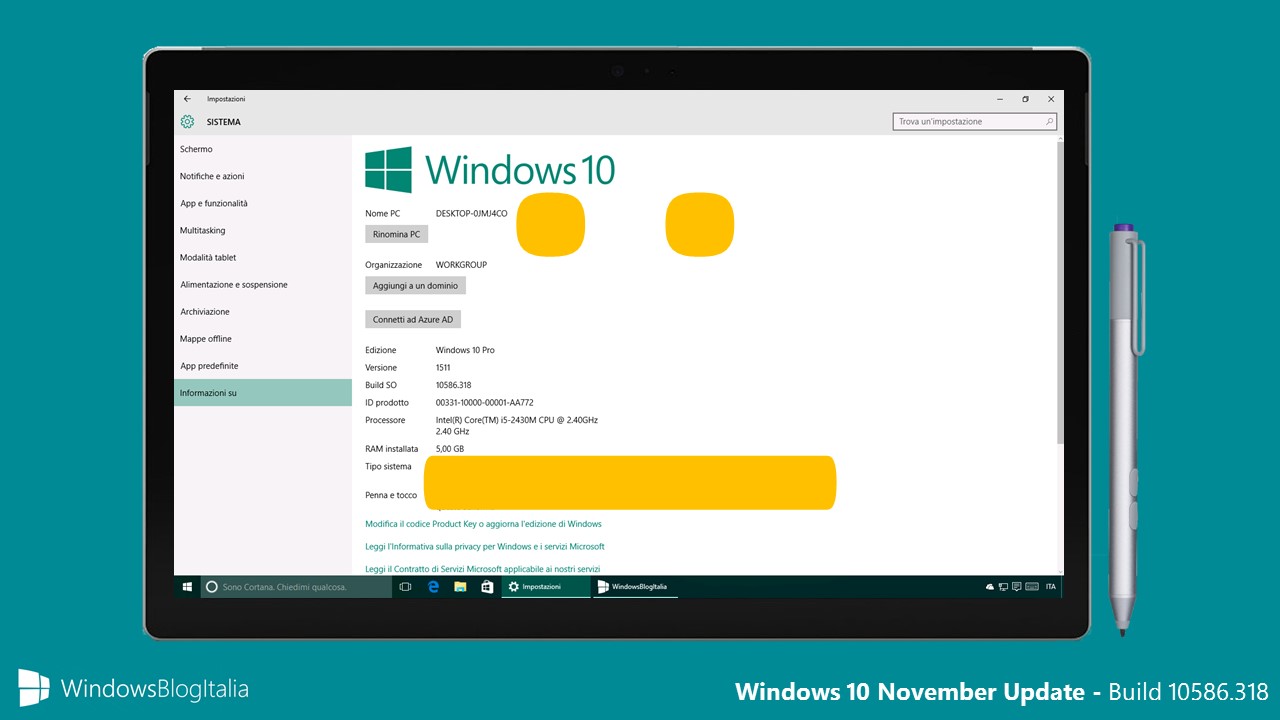 Windows 10 Build 10586.318