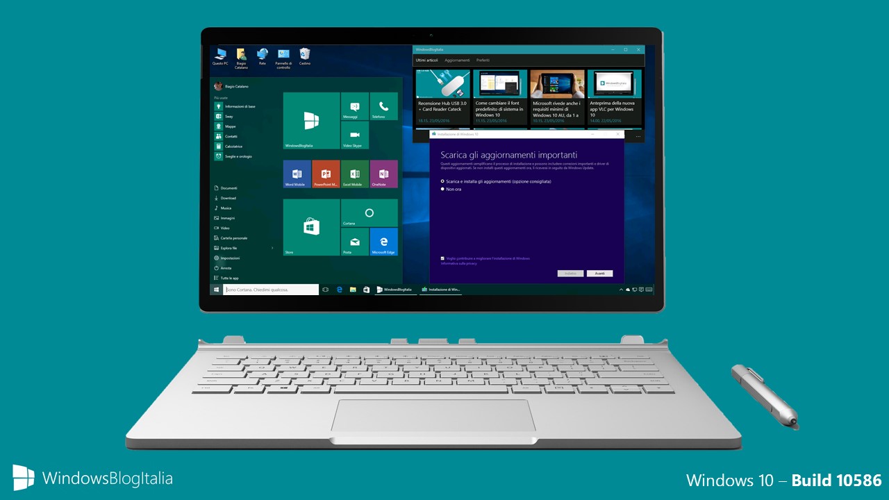 Windows 10 - build 10586