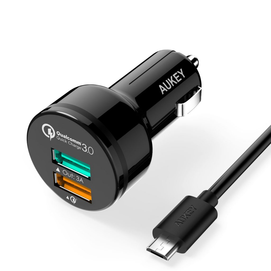 AUKEY Quick Charge 3.0 Caricatore per Auto