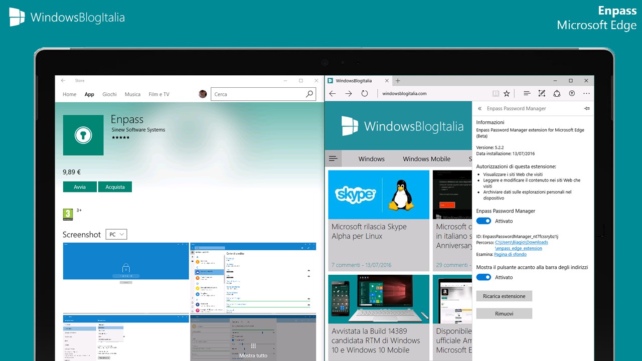 Enpass per Microsoft Edge