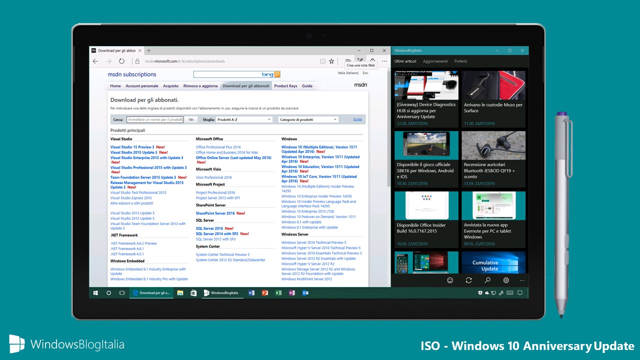 ISO Windows 10 Anniversary Update
