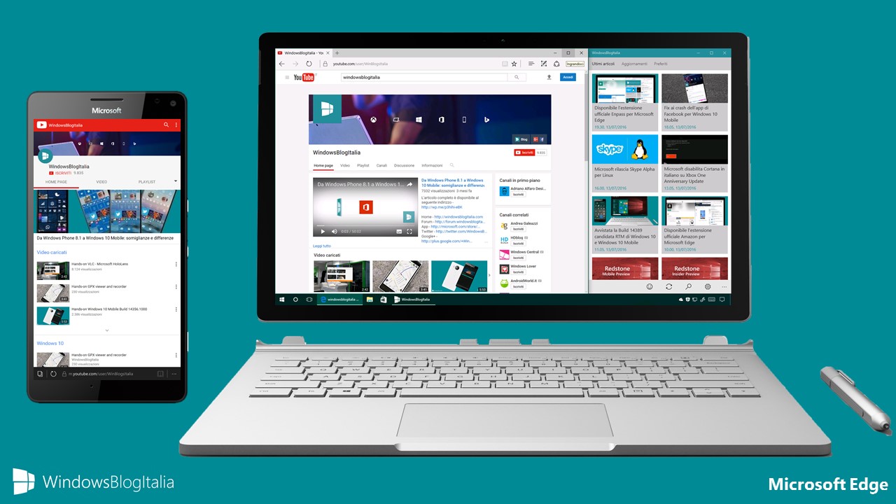 Microsoft Edge - Miglior browser per la riproduzione video