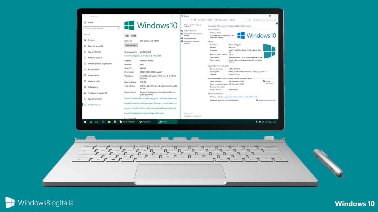 Windows 10 come Office 365 - pagamento