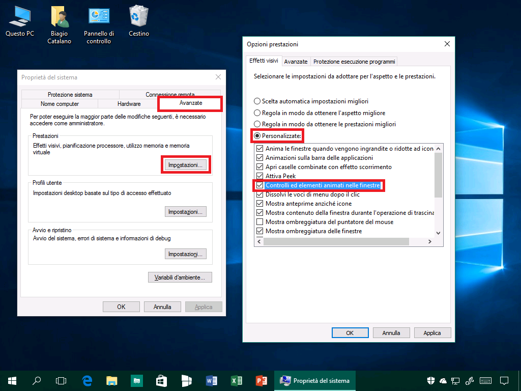 Prestazioni Windows 10