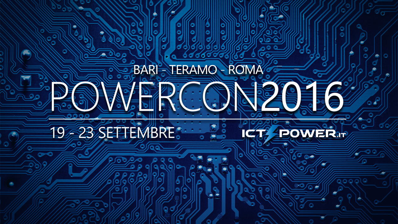 POWERCON2016 - Tour della Community ICT Power