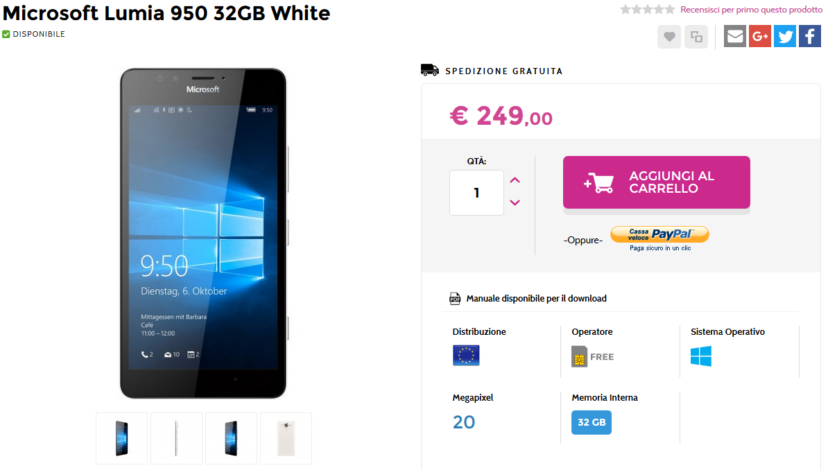 lumia-950-bianco-249-euro