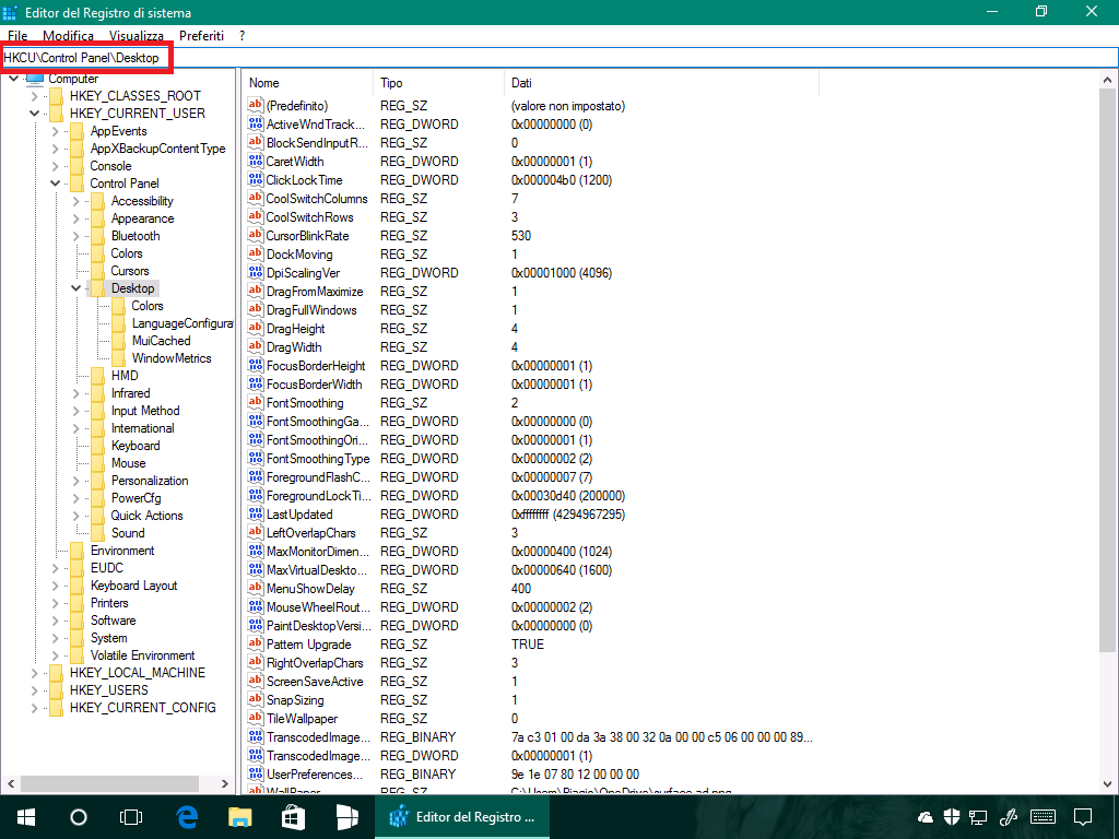 editor-del-registro-di-sistema-windows-10-buld-14965