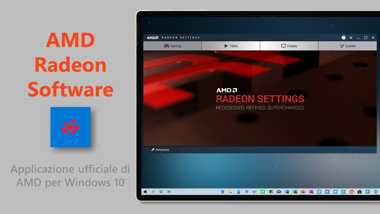 AMD Radeon Software Windows 10