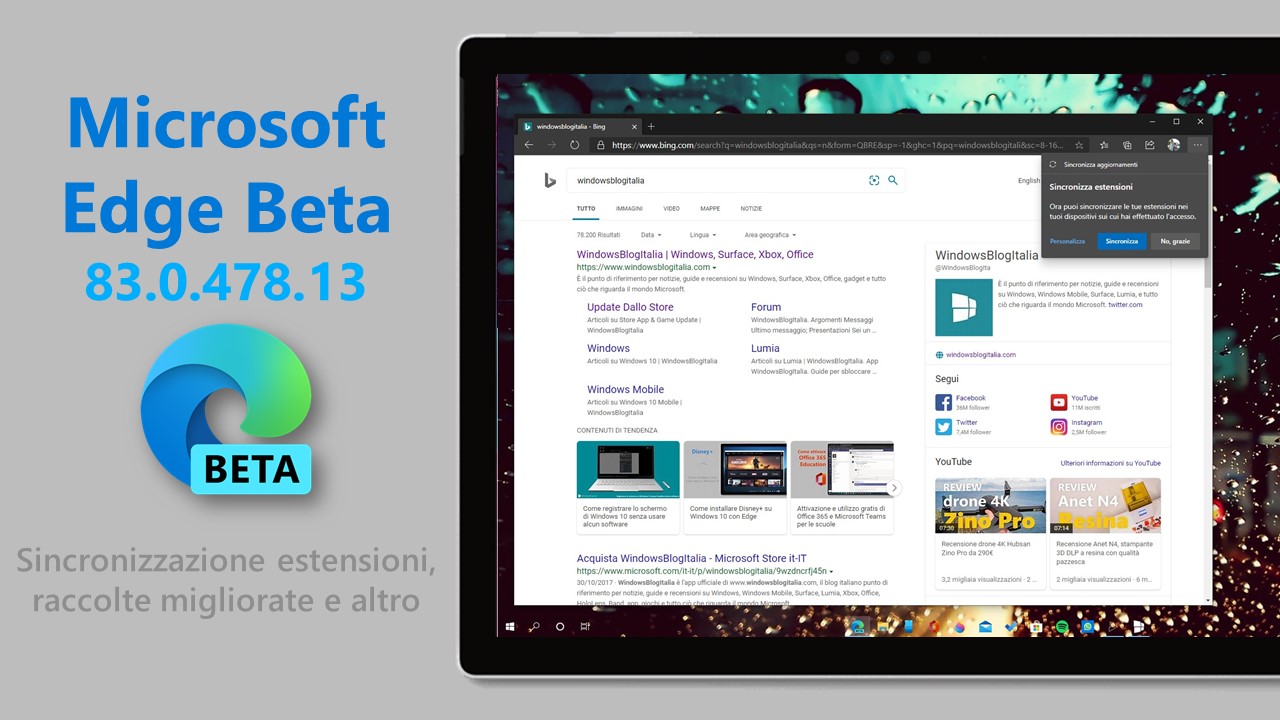 Microsoft Edge Beta 83.0.478.13