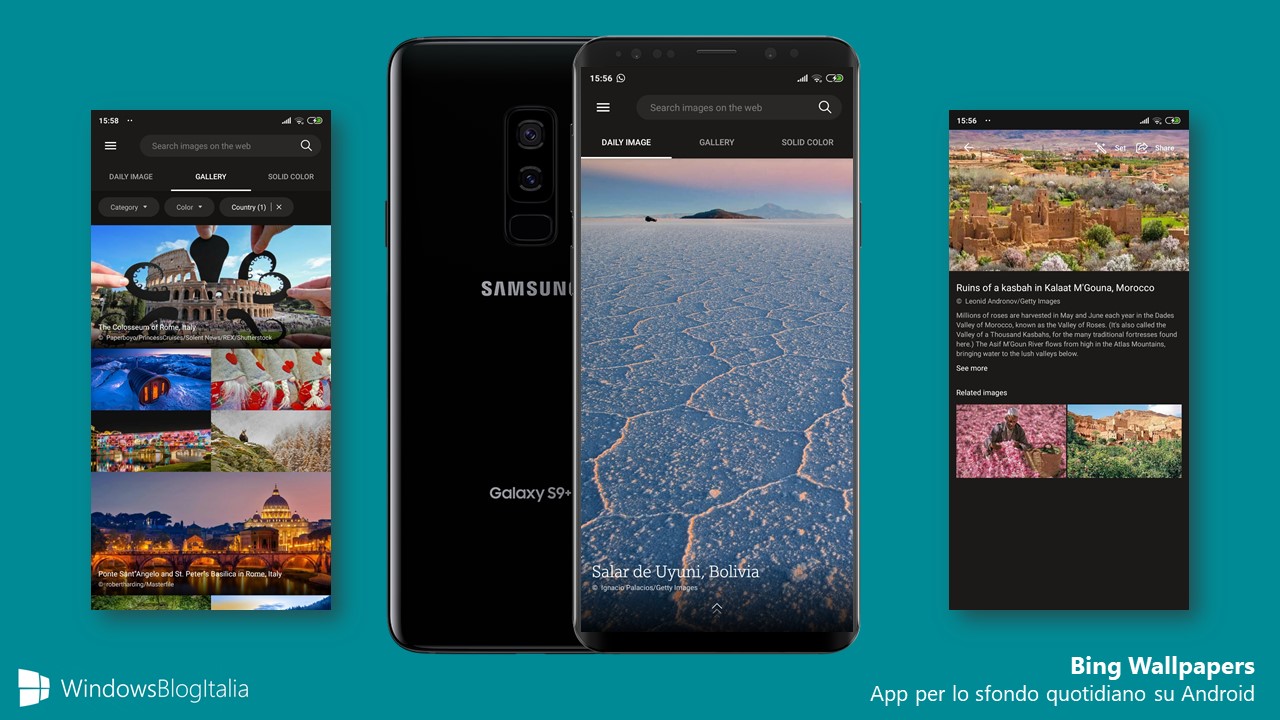 App Bing Wallpapers per Android