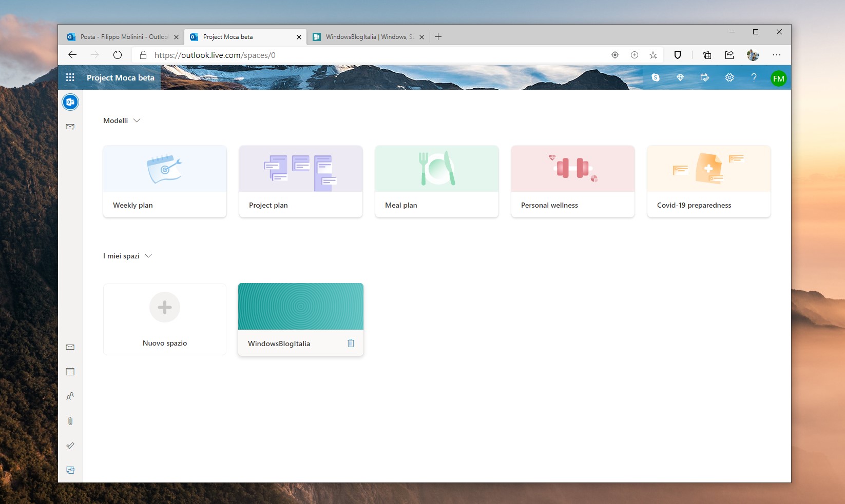 Outlook Spaces ora disponibile in beta per tutti gli utenti