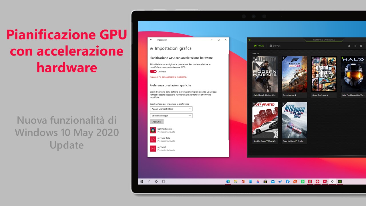Come abilitare la pianificazione GPU con accelerazione hardware in Windows 10 May 2020 Update