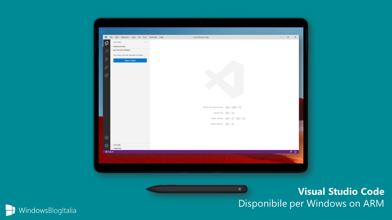 Visual Studio Code disponibile per Windows on ARM