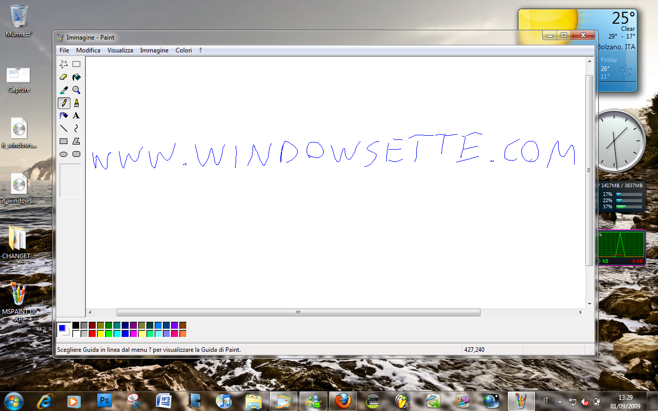 Paint di XP su Windows 7 WindowsBlogItalia