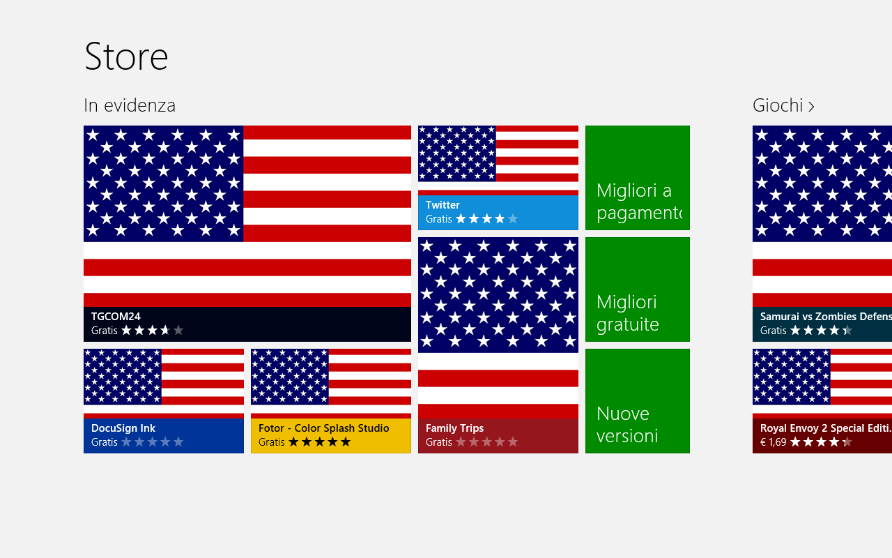 USA Windows Store